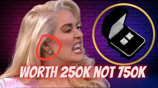 Sad News for the Victims | Erika Jayne Earrings only worth 250K not 750K #bravo #rhobh #erikajayne