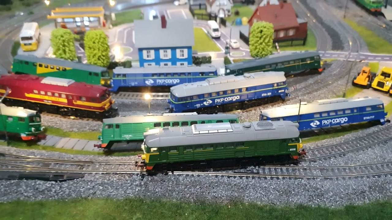 ST44-859 Gagarin Prezentacja i Przejazd Kolejny Gagar dołączył do kolekcji z Targów Hobby Poznań 22r