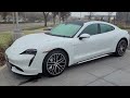 2020 Porsche Taycan static review. $150,000 used value in 2022.