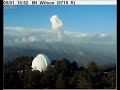 Rainbow over Mt. Wilson Observatory 5/1/16