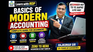 Modern Accounting Basics for Beginners | Complete Guide in Hindi | Step by Step@learnwithrdp
