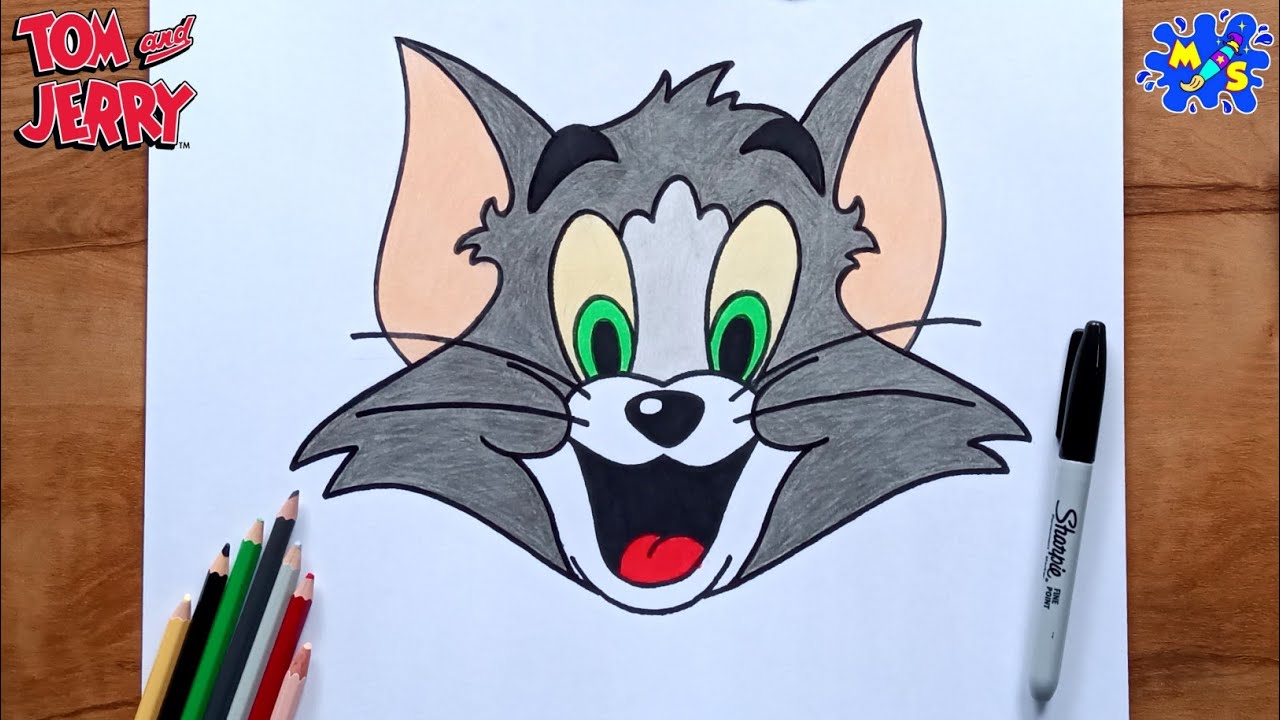 Tom and Jerry drawing || how to draw Jerry face - YouTube