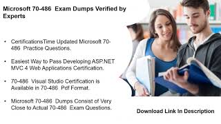 New Microsoft 70-486 practice exam material to Get Success in 70-486 exam | Certificationstimes