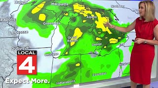 Metro Detroit weather forecast May 23, 2024  Noon Update