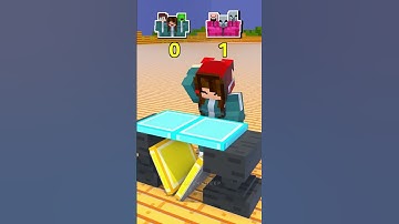 Help JJ Squad VS Soldier Squad Break Bedrock- Maizen #short #maizen #trending
