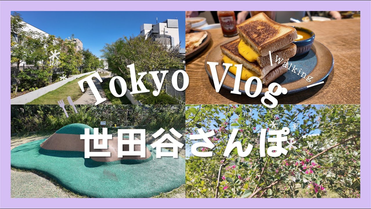 Токийский влог🗼 | Прогулка по Сетагая-ку, Токио | cafe☕️ | солнечный выходной | осенняя прогулка🍂