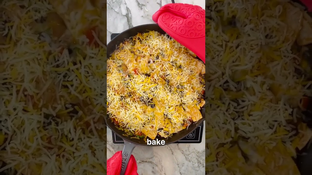 #shorts Vegetarian Enchilada Casserole