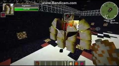 Minecraft Mob Battle Big and Mini Golem vs Iron Golem and Mutant Snow Golem