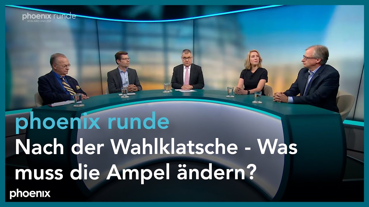 Phoenix Runde phoenix runde: Nach der Wahlklatsche - Was muss die Ampel ändern? - YouTube