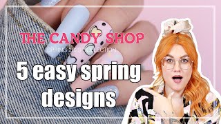 5+ nail designs using &quot;The Candy Shop&quot; spring 2023 collection from Light Elegance | Gel nails