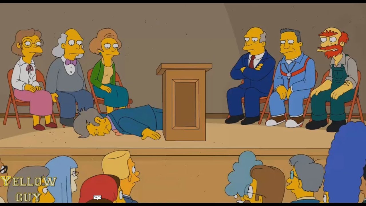 The Simpson - Principal  Stroke Before The Meeting!