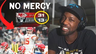 Kansas City Chiefs vs. Las Vegas Raiders Week 18 Reaction