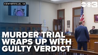 Centerville murder trial wraps up after 5 days of testimony with swift verdict