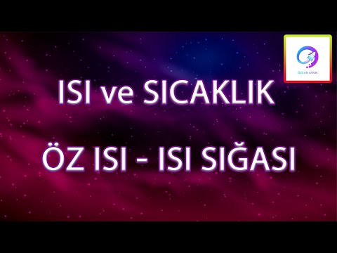 Öz Isı - Isı Sığası Kavramları | Isı ve Sıcaklık | Deney + PDF