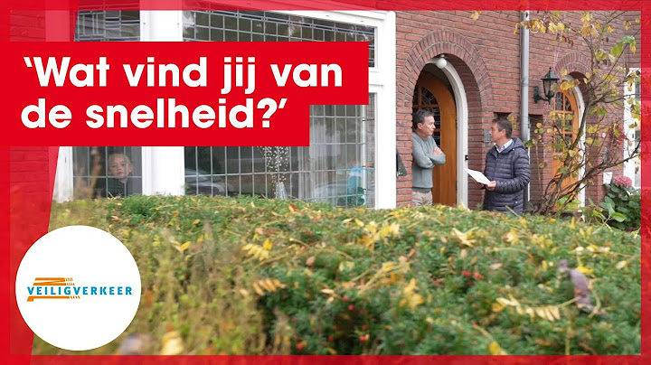 VVN Buurtenquête | VVN Actieplein| Veilig Verkeer Nederland