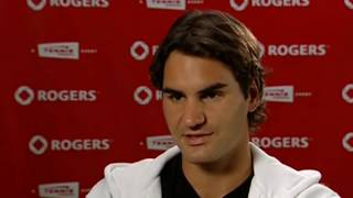 Rogers Cup Masters 2008 - Roger Federer Interview