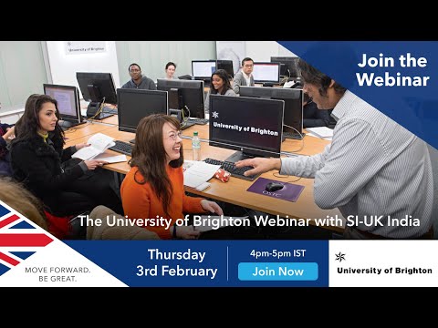 Webinar: An introduction to the University of Brighton