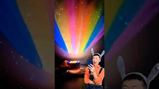 DIY Rainbow Projector Hack Turn Your Phone into a Magic Lamp in Seconds🌈📱 #diy #lifehacks #shorts