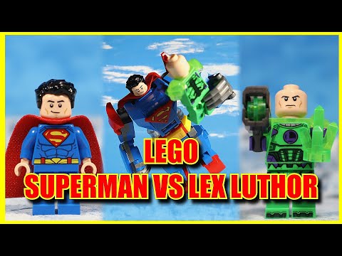 LEGO SUPERMAN STOP MOTION | Superman Mech Vs Lex Luthor Set Build
