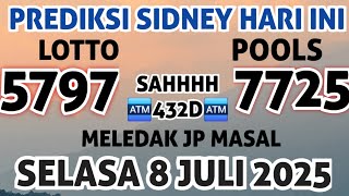 PREDIKSI SYDNEY - SELASA 8 JULI 2025 | BOCORAN TOGEL SIDNEY HARI INI | RUMUS KEPALA EKOR SYDNEY JITU
