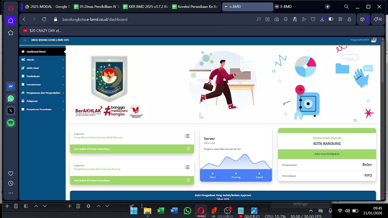 PENGINPUTAN E-BMD PADA SATUAN PENDIDIKAN DI LINGKUNGAN DINAS PENDIDIKAN KOTA BANDUNG