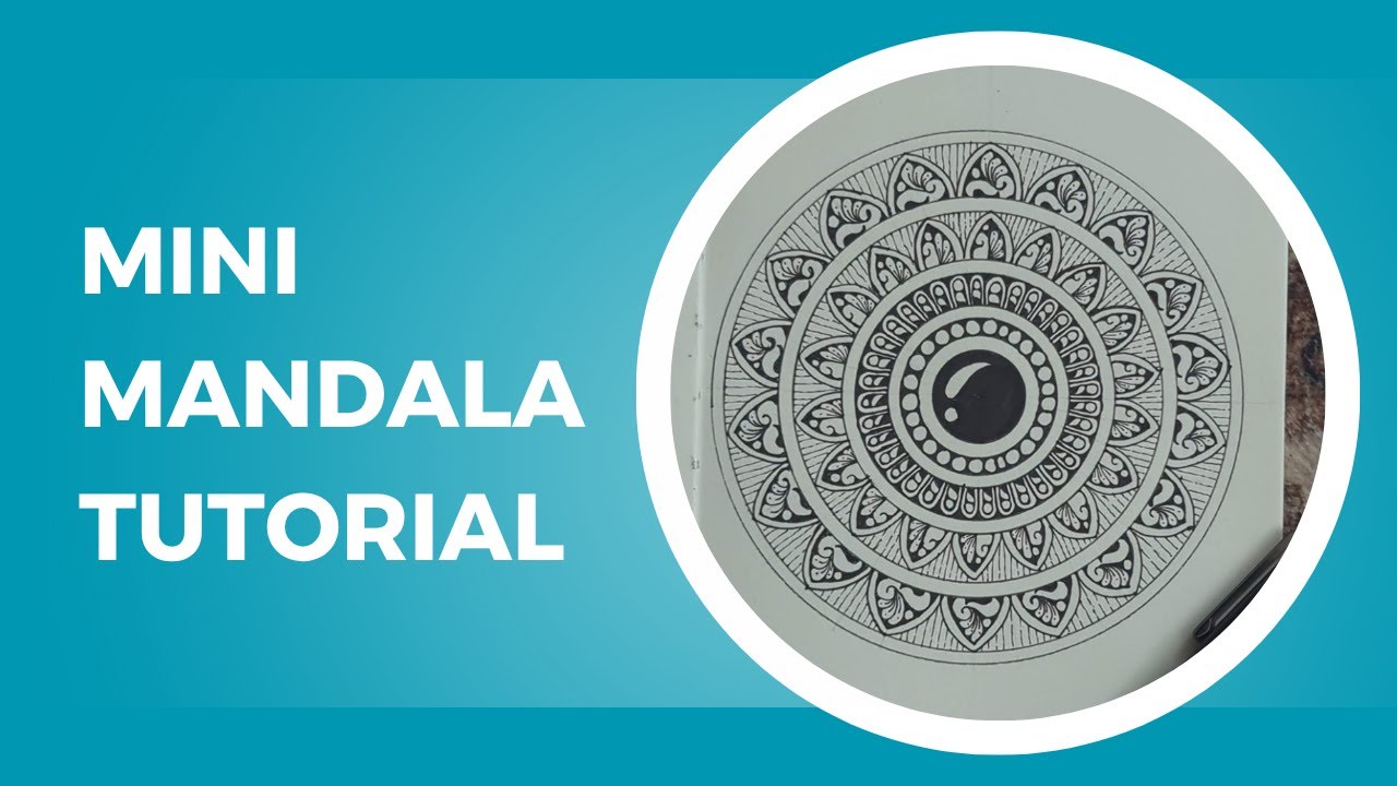 MINI MANDALA TUTORIAL - BEGINNER FRIENDLY