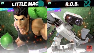 Super Smash Bros Ultimate Amiibo Fights Little Mac vs the World #40 Little Mac vs ROB