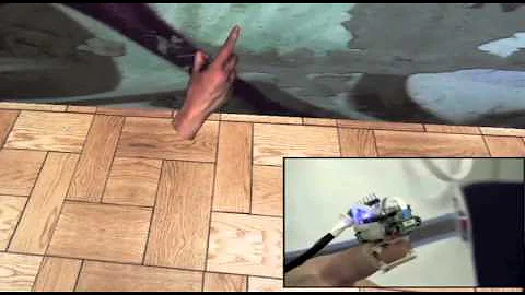 Wearable haptics and hand tracking via an RGB-D camera for immersive tactile experiences