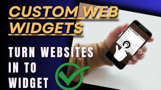 Add Any Website to Your Home Screen as a Widget !🌐 #widget screenshot 4