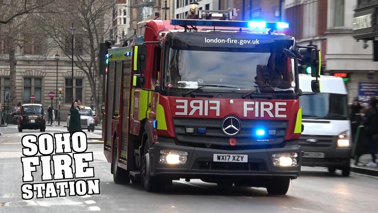 [incl. FULL HOUSE TURNOUT] LFB Soho Fire Station responding x5 YouTube