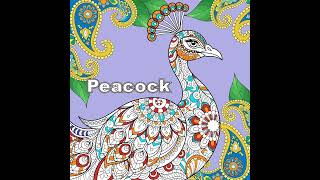 ColorTheWorld | Color by Number nr. 65 - Peacock #painting #relaxingart #colorbynumber #fyp #peacock