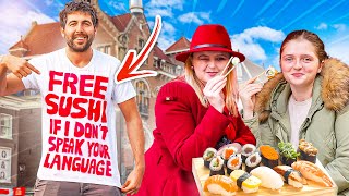 FREE Sushi if I don't Speak Their Language!