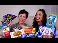 AMERICANS TASTE TESTING AMERICAN CANDY AND SNACKS