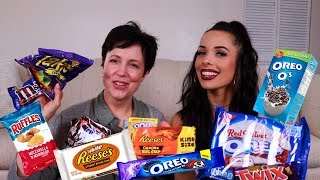 AMERICANS TASTE TESTING AMERICAN CANDY AND SNACKS