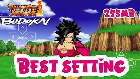 Best setting of Dragon Ball Heroes Budokai mod iso HD