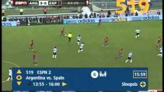 Argentina 4 Vs España 1 7/9/2010 HD