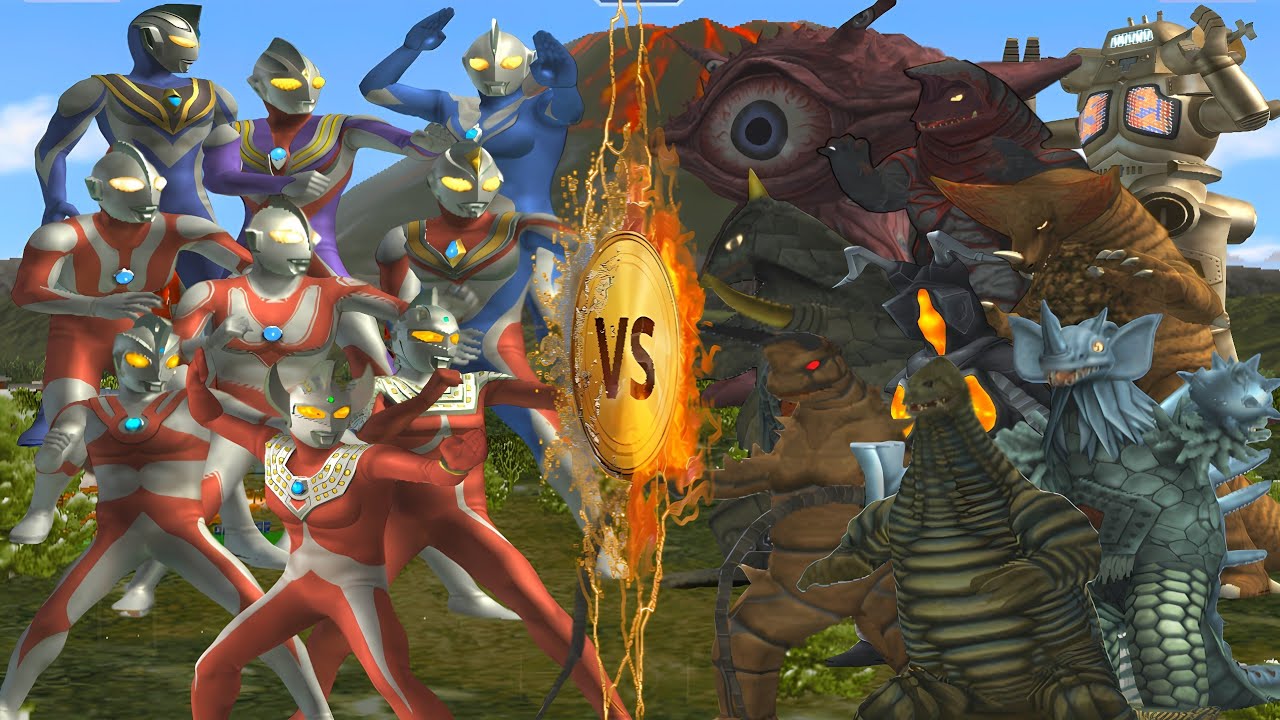 ウルトラマン TARO VS REDKING, ULTRAMAN ACE VS TYRANT, ULTRASEVEN VS GUDON, JACK VS ZETTON #ウルトラマン #怪獣 #星人