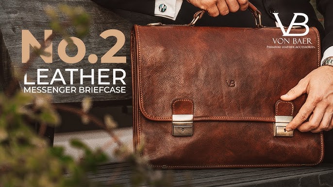 Men's Leather Work & Business Bags - Von Baer