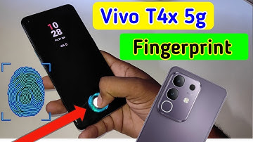 Vivo T4x 5g display fingerprint setting/Vivo T4x fingerprint screen lock/fingerprint sensor