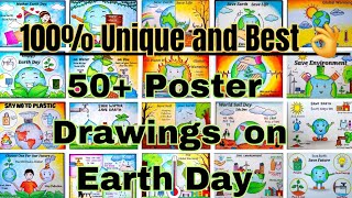 Best Environment Day Poster Drawing Ideas | Easy Earth Day Drawing ideas 2024 | Creative Posters