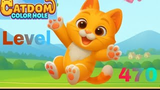 Catdom color hole level 470 solution and walkthrough for gameplay 