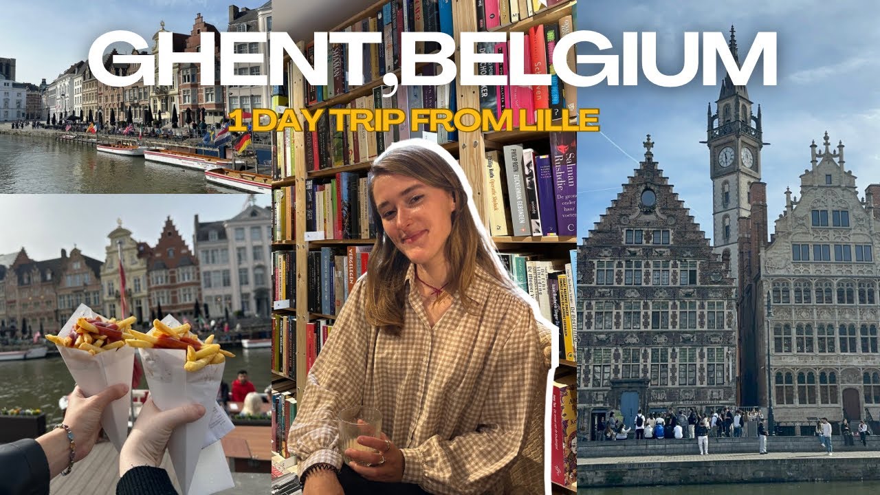 Ghent trip from France|  Boat tour | Book bar