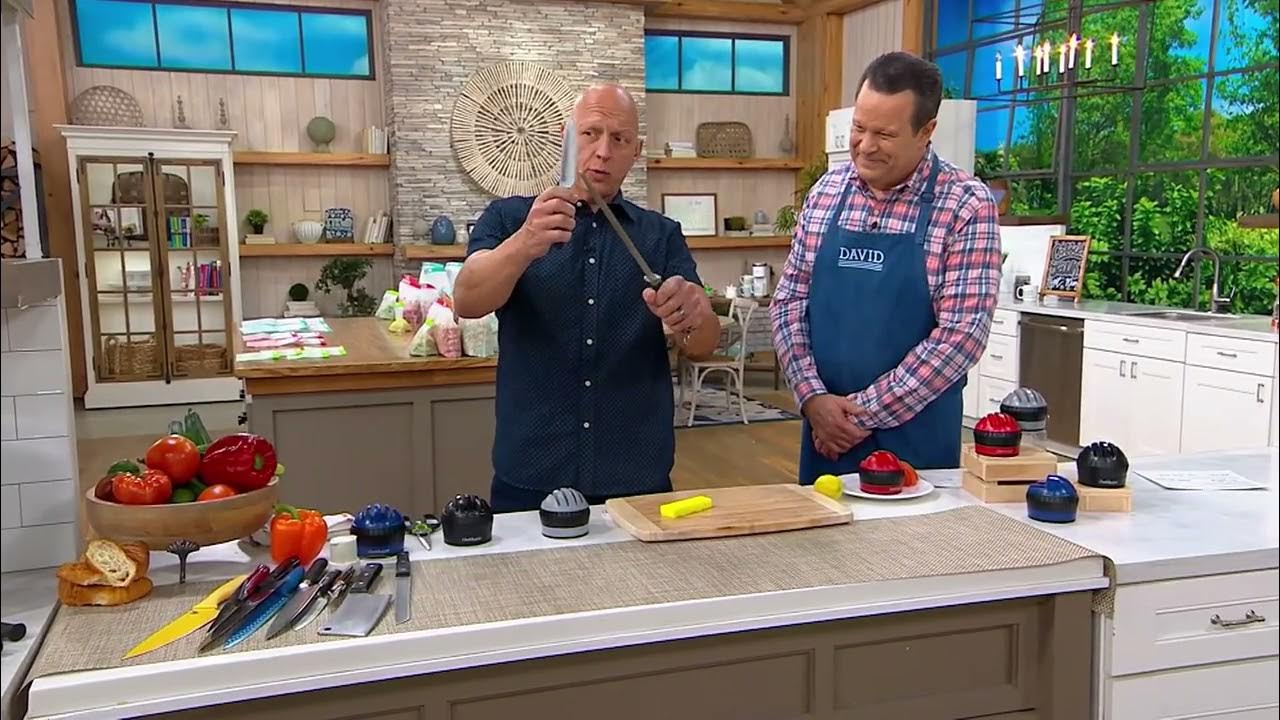 Chefologist 3Stage Knife Sharpener with Scissor Sharpener on QVC YouTube