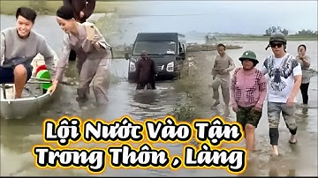 Đoàn Tu Viện Kim Cang , Ns Ngân Tuấn Vượt Đường Lầy, Lội Nước Vào Tận Thôn Làng Cứu Trợ Bà Con 