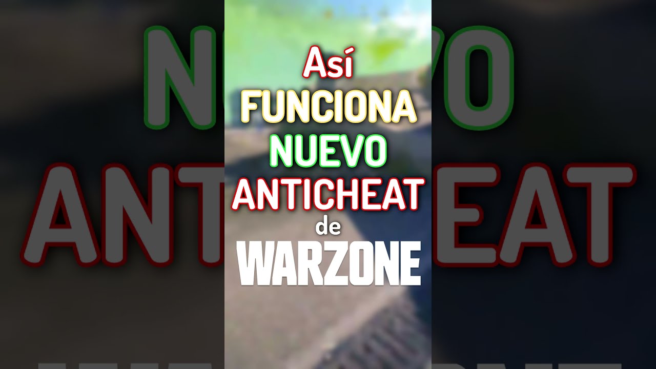 ANTI CHEAT de WARZONE EXPLICADO! #Shorts