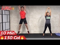 10 Minute Workout : HIIT No Equipment Cardio Workout without Equipment at Home Full Body Fat Loss