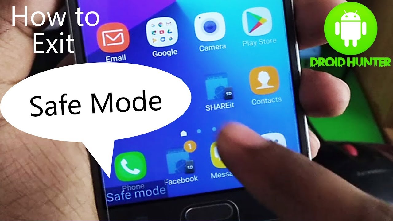 How to Turn off Safe Mode on Android-Samsung Safe Mode Turn off-Exit Safe Mode on Samsung - YouTube
