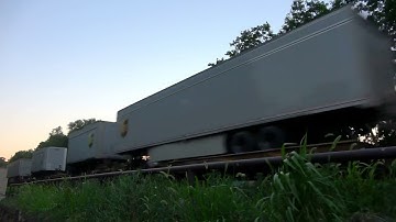 Super Fast CSX Van Train Eastbound 4K