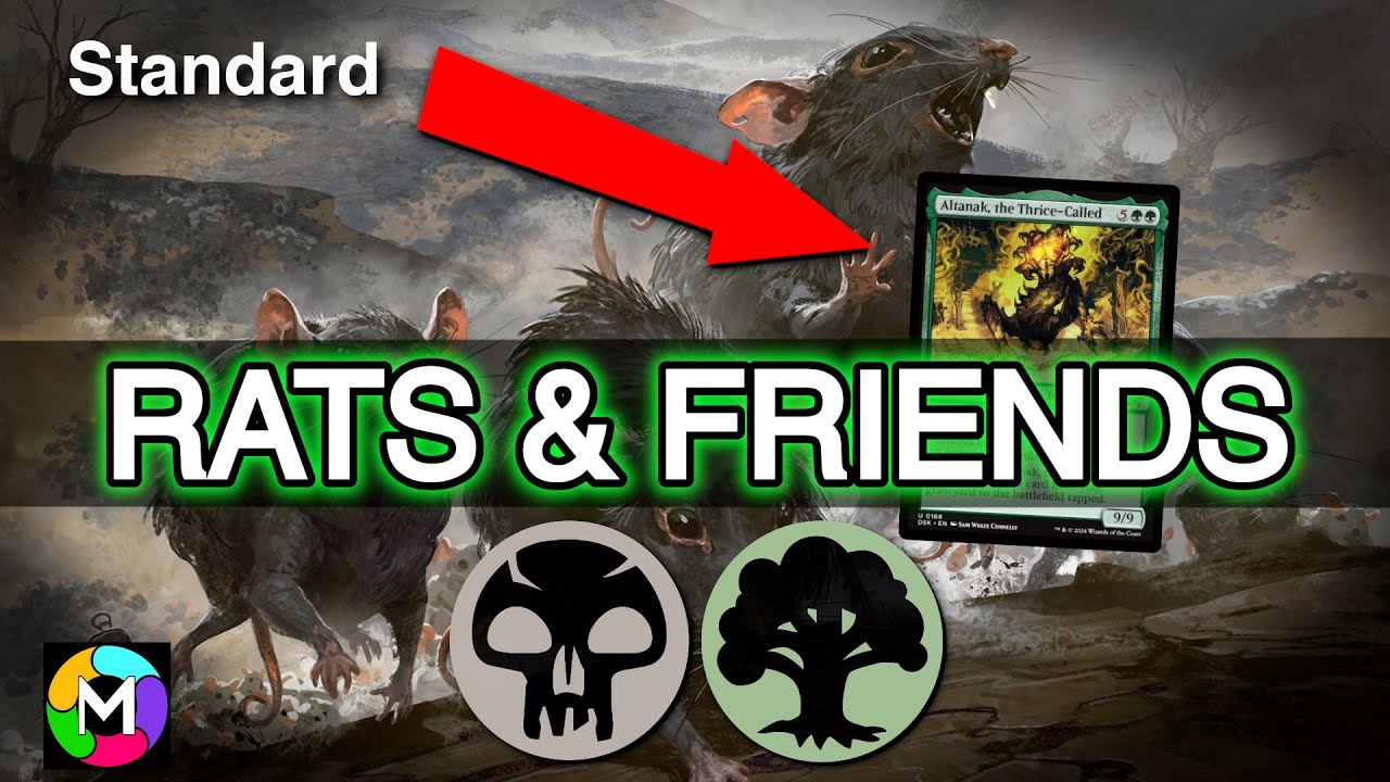 Altanak 6 Rats and an Altanak... 💀🌳🐀 (MTG Arena Budget Standard Deck 2024-2025 ...