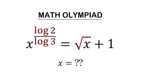 Can You Crack This Crazy Logarithmic Exponential Equation?